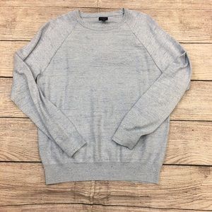 ❤JCrew Lt Blue Long Sleeve Sweater crew Neck Med
